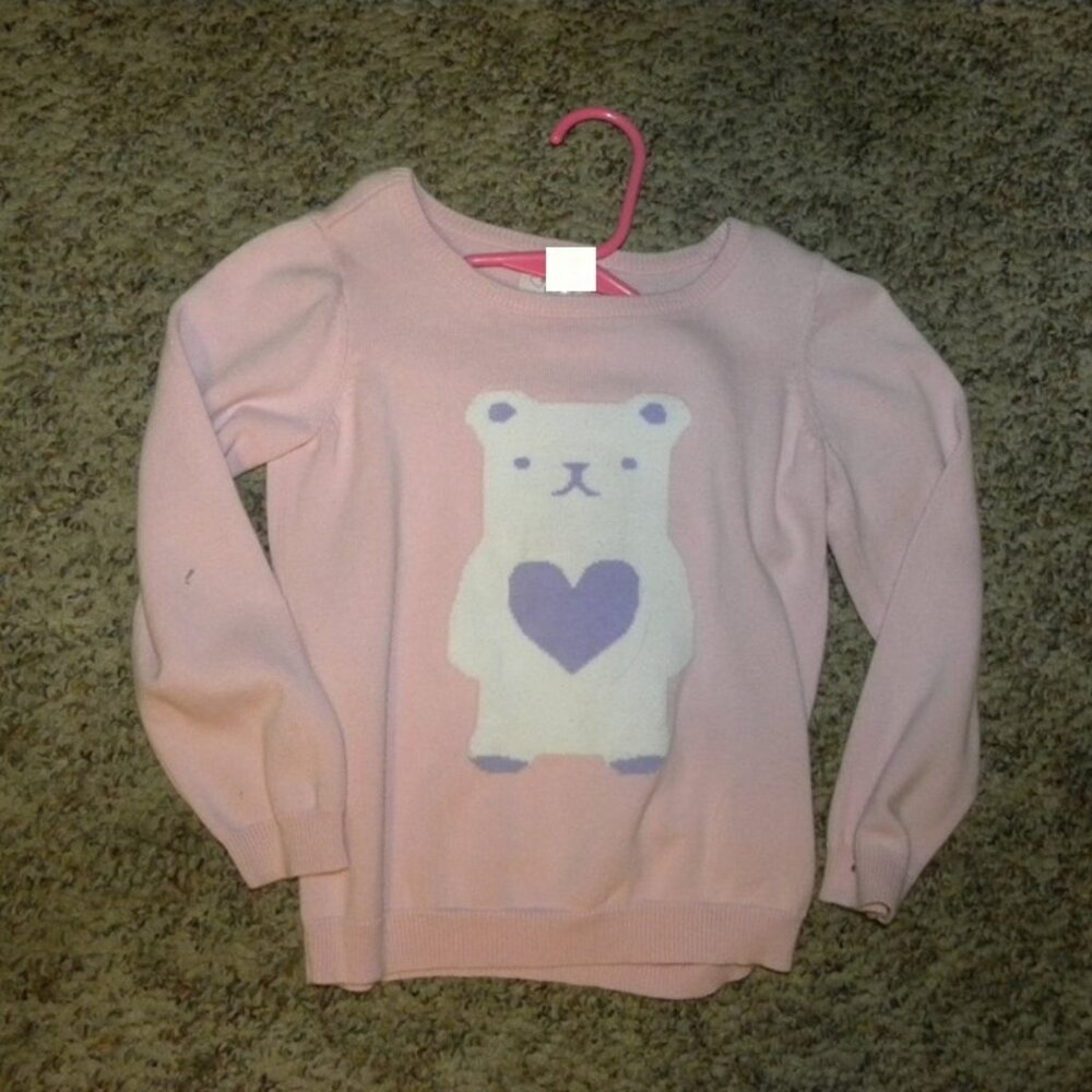 Girl Size 5 - Pink Sweater by 1989 Place
